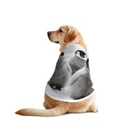 Ropa divertida para perros con estampado de pingüino emperador, chaleco lavable a máquina para perros medianos y grandes