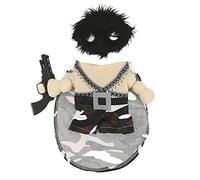 Ropa Divertida para Perros, Disfraces De Mascotas para Halloween Y Fiestas, Conjunto Suave De Poliéster con Sombrero, Prenda Cómoda Y Transpirable para Perros Pequeños Medianos Y G (L)