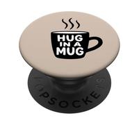 Ropa Energy Boost de los Amantes del café: Abrazo en una Taza PopSockets PopGrip Adhesivo