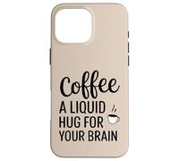Ropa Energy Boost de los Amantes del café: un Abrazo para tu Cerebro Carcasa para iPhone 16 Pro MAX