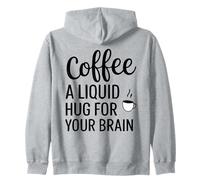 Ropa Energy Boost de los Amantes del café: un Abrazo para tu Cerebro Sudadera con Capucha