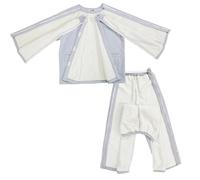 Ropa For El Cuidado Del Paciente Posquirúrgico Postrado En Cama, Pijamas For Pacientes Hospitalarios, Cómodos Y Transpirables Adecuados For Residencias De Ancianos Y Hospitales(Gray,2XL)