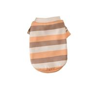 Ropa for Mascotas, Sudadera cálida de Dos Patas for otoño e Invierno con Forro Polar a Rayas for Perros pequeños, Gatitos y Cachorros.(Yellow,XL)