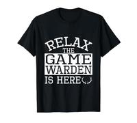 Ropa Game Warden - Divertido diseño de Grandes Guardianes Camiseta gráfica económica, Hombre, Negro, M