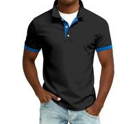 Ropa Golf Hombre, Leñador Surf Verano Fitness Antisudor Transpirables Deportivos Deportivo Poliester Trabajo Elegante Hawaiana Tallas Grandes Running Camiseta Hombre Talla Grande,L