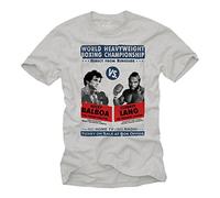 Ropa Gym Hombre - Camiseta Estampada Manga Corta - Gris XL