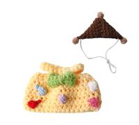 Ropa Hamster | Juegos De Vestidos De Punto Para Animales Con Sombrero | Ropa De Punto Animal,para Conejos, Hamster, Conejo, Chinchilla, Erizo y Gerbo