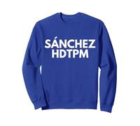 Ropa HDTPM Pedro Sánchez Sudadera, Unisex para Adultos, Azul Real, L