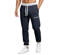 Ropa Hombre,pantalón Chandal Hombre,Men's New Casual Pants Men's Loose Sports Casual Comfortable Versatile Long Casual Pants Basket (Dark Blue, XXL)