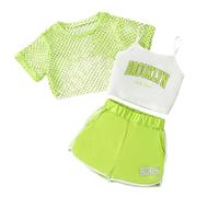 Ropa Infantil para niñas Camiseta sin Mangas y Pantalones Sueltos Verano Conjunto de Chaleco 2 Piezas Deportiva Informal Moda Ideales días calurosos#G