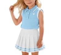 Ropa Infantil para niñas,Camiseta y Pantalones Cortos Pequeños Conjunto de Verano Conjuntos Niñas Casual Deportiva Informal Moda Niños 1-6 Años#G