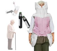 Ropa Inteligente anticaída para Ancianos Chaleco con airbag para Personas con Epilepsia o ceguera, con aplicación para Ver Datos de Ejercicio para Uso en Exteriores, protección de 270° con t