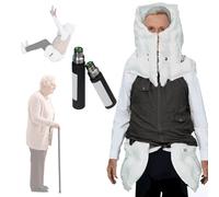 Ropa Inteligente anticaída para Ancianos Chaleco con airbag para Personas con Epilepsia o ceguera, con aplicación para Ver Datos de Ejercicio para Uso en Exteriores, protección de 270° con t