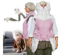 Ropa Inteligente anticaída para Ancianos Chaleco con airbag Reutilización de airbag Chaleco de airbag de Motocicleta para el hogar al Aire Libre Protección Tridimensional de 270 Grados