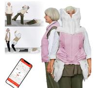 Ropa Inteligente anticaída para Ancianos Chaleco de airbag anticaída La Bolsa de Aire Viene con una aplicación para Ver los Datos de Ejercicio para Uso al Aire Libre, la Bolsa de Aire se Act