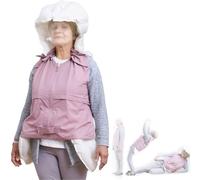 Ropa Inteligente anticaída para Ancianos Traje de airbag Inteligente Reutilizar Chaleco de airbag anticaída Airbag para Proteger de caídas, la Bolsa de Aire se Activa en 0.08 Segundos, con p