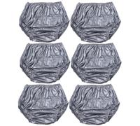 Ropa Interior A Prueba De Fugas Para Adultos Para Incontinencia,Calzoncillos De Protección Contra Lavable,Bajo Ruido, Reutilizable,Plástico Cubrepañales, Carer Calzoncillo Incontinencia G,XL