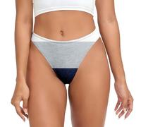 , ropa interior casual a rayas para el día a día ropa interior de mujer embarazo, Blanco, XXL