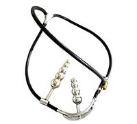 Ropa interior con cinturón de castidad de acero inoxidable, pantalones de castidad para mujer con cerradura, cerradura de castidad tipo T con tapón anal vaginal, juego de amor fetiche(Xl)