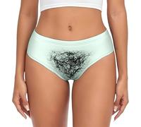 Ropa Interior con Estampados de triángulos ingeniosos: Braguitas Divertidas con Estampado gráfico para Uso Diario y originalidad.