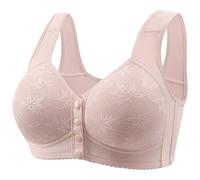 Ropa Interior con Hebilla Frontal para Mujer, algodón Suave sin Anillo de Acero, Chaleco con Tirantes Anchos para el Hombro, Sujetador de Gran tamaño para Mujer Sujetadores Grandes uctores