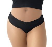 Ropa Interior de algodón Tanga Bragas Triangulares Encaje con bajo para Comodidad Elegante Diario Elegancia Vientre Camino Calzoncillos Damas