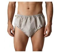 Ropa Interior De Cáñamo Totalmente Natural For Hombre De Talla Grande Calzoncillos Tipo Bóxer Pantalones Cortos De Cobertura Completa Calzoncillos De Talle Medio For Hombre(Natural Brief,3XL)