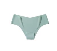 Ropa interior de cintura alta para mujer, transpirable, invisible, para regalos de vida diaria, verde, L