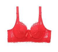 Ropa Interior de Copa de Pecho con Tirantes de Sujetador de Encaje Sexy para Mujer Sujetador Mujer Grandes