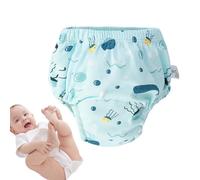 Ropa interior de entrenamiento para niños pequeños, pantalones de entrenamiento para ir al baño | 6 capas de algodón lavable pantalones de entrenamiento para inodoro para bebés - Reutilizable e