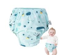 Ropa interior de entrenamiento para niños pequeños, pantalones de entrenamiento para ir al baño - Pantalones de entrenamiento para el baño para bebé de algodón lavable y transpirable de 6 capas | Pant