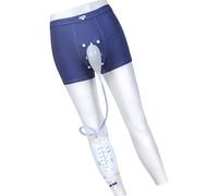 Ropa interior de gestión para adultos de movilidad limitada, bolsa de orinal de algodón transpirable con cintura elástica, pantalones de colección para adultos