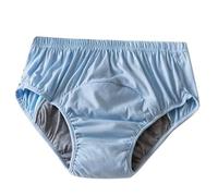 Ropa Interior De Incontinencia For Mujeres Mayores 100% Algodón Bragas A Prueba De Fugas For Adultos Bragas A Prueba De Fugas Pañales De Tela (Color : Blue, Size : L/Large)
