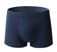 Ropa interior de incontinencia para hombre, absorbente, neutralización de olores, a prueba de fugas, lavable, reutilizable, de algodón (azul, XXL)