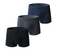 Ropa interior de incontinencia para hombre, calzoncillos absorbentes de neutralización de olores, a prueba de fugas, lavables y reutilizables de algodón (3 piezas, 5XL)