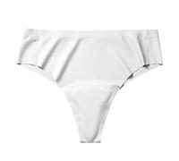 Ropa interior de mujer tanga sexy set anti Wedgie Thong No Wedgie Protective Thong Ski Ropa Interior Azul, gris, M