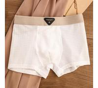 Ropa interior de perfil bajo para hombre con acabado de seda de hielo y relación equilibrada de nailon y elastano para capas sin costuras (XL blanco)