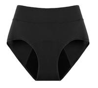 Ropa Interior De Período,Bragas De Incontinencia De Triple Capa Antifugas, Ropa Interior De Algodón Lavable Para Uso Diario Braguita De IncontinenciaBlack,3XL