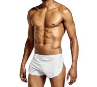 Ropa Interior Deportiva de Seda Helada de Cintura Baja, Transpirable y Sexy para Hombre, de Talla Grande Hombre Cintura