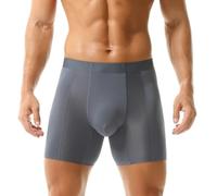 Ropa interior deportiva para hombre, calzoncillos tipo bóxer para hombre, antisudor, transpirables, Z01Dark Grey, 3XL