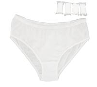 Ropa Interior Desechable, Bragas de Algodón Desechables para la Piel que Absorben el Sudor con Cintura Elástica Alta para Mujeres Embarazadas para el Posparto Antes del Parto(XL)