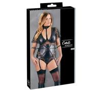 Ropa interior erótica de cuero y látex para mujer marca Cottelli Body Bondage 4XL