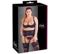 Ropa interior erótica de cuero y látex para mujer marca Cottelli Hebe Straps 95E/2XL