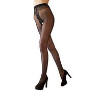 Ropa interior erótica de cuero y látex para mujer marca Cottelli RAJSTOPY CROTCHLESS TIGHTS 3