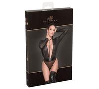 Ropa interior erótica de cuero y látex para mujer marca Noir Body langarm L