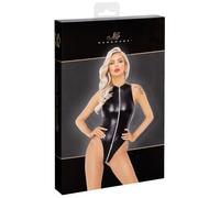 Ropa interior erótica de cuero y látex para mujer marca Noir Noir Body Zip XL