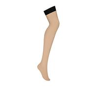 Ropa interior erótica de cuero y látex para mujer marca OBSESSIVE MEDIAS DE LIGAS S814 OBSSESSIVE