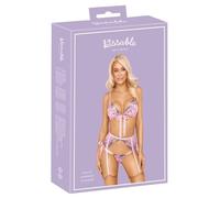 Ropa interior erótica de cuero y látex para mujer marca you2toys BH Set Stickerei S/M