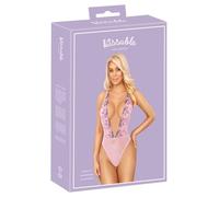 Besable - body rosa con bordado de rosas - L/XL