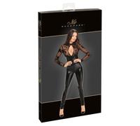 Ropa interior erótica de cuero y látex para mujer marca you2toys Overall Flockprint M